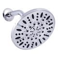 Oakbrook Collection 7 in. 1.8 GPM 3 Settings Wallmount Chrome Showerhead 4891875